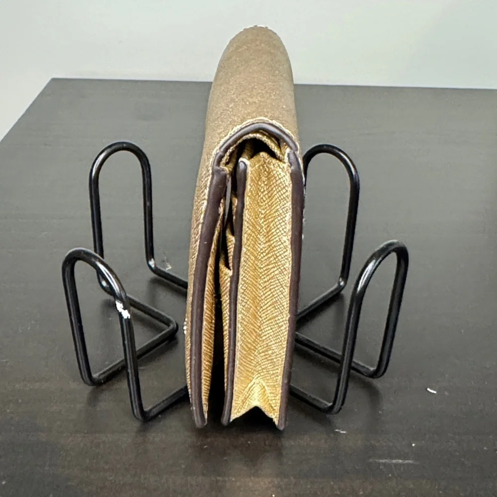 Michael Kors Metallic Gold Card Holder - Picture 5 of 12